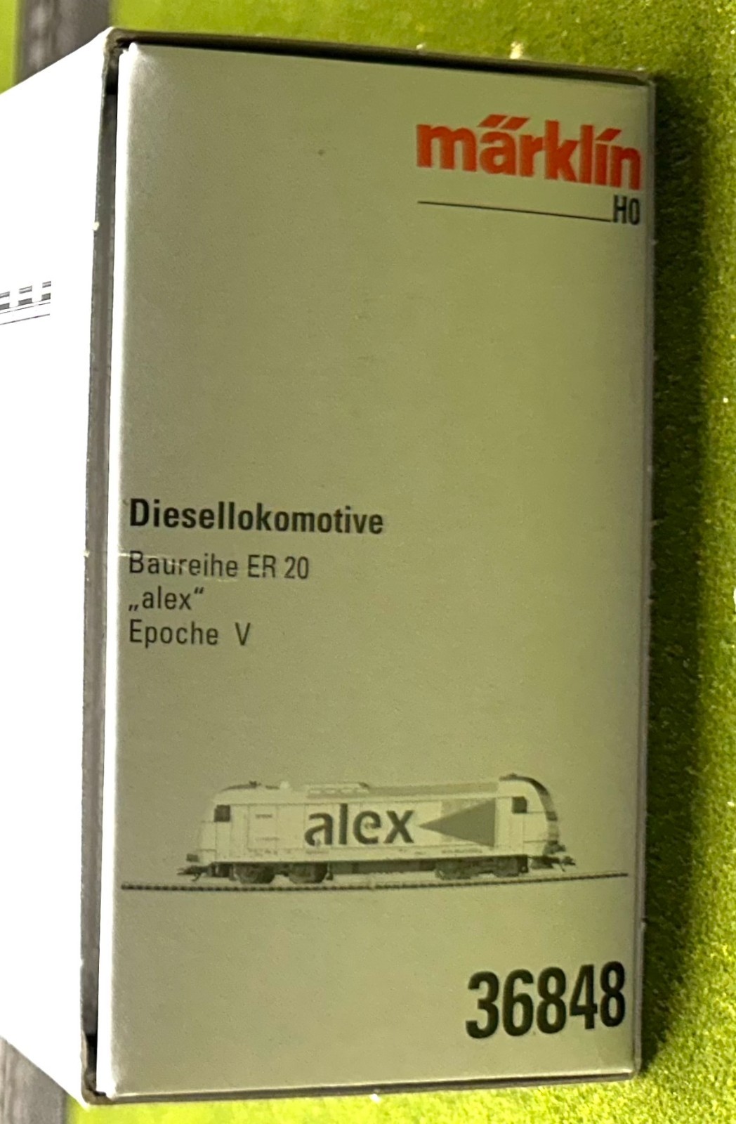 Marklin 36848 HO Analog 3-Rail AC Diesel Locomotive Alex ER20-002