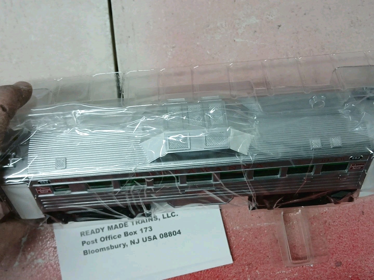 RMT O/O27 RMT-5801 DL&W Lackawanna #533 POWERED RDC RAIL DIESEL CAR NEW IN OB