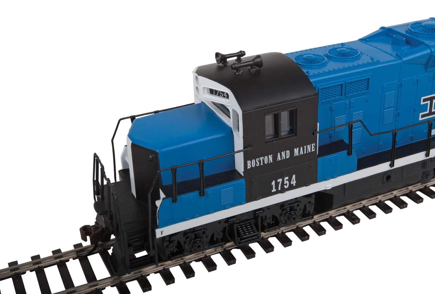 Walthers Trainline EMD GP9M-Standard DC-Boston Maine 1754 Blue, Black, White…
