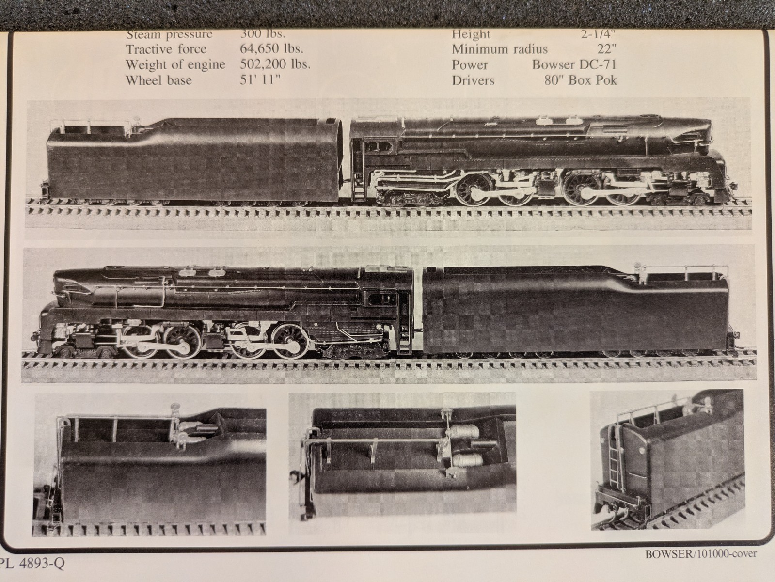 HO 4-4-4-4 w/ Tender T-1 Duplex PRR Pennsylvania Kit RARE! NIB NOS # 101000
