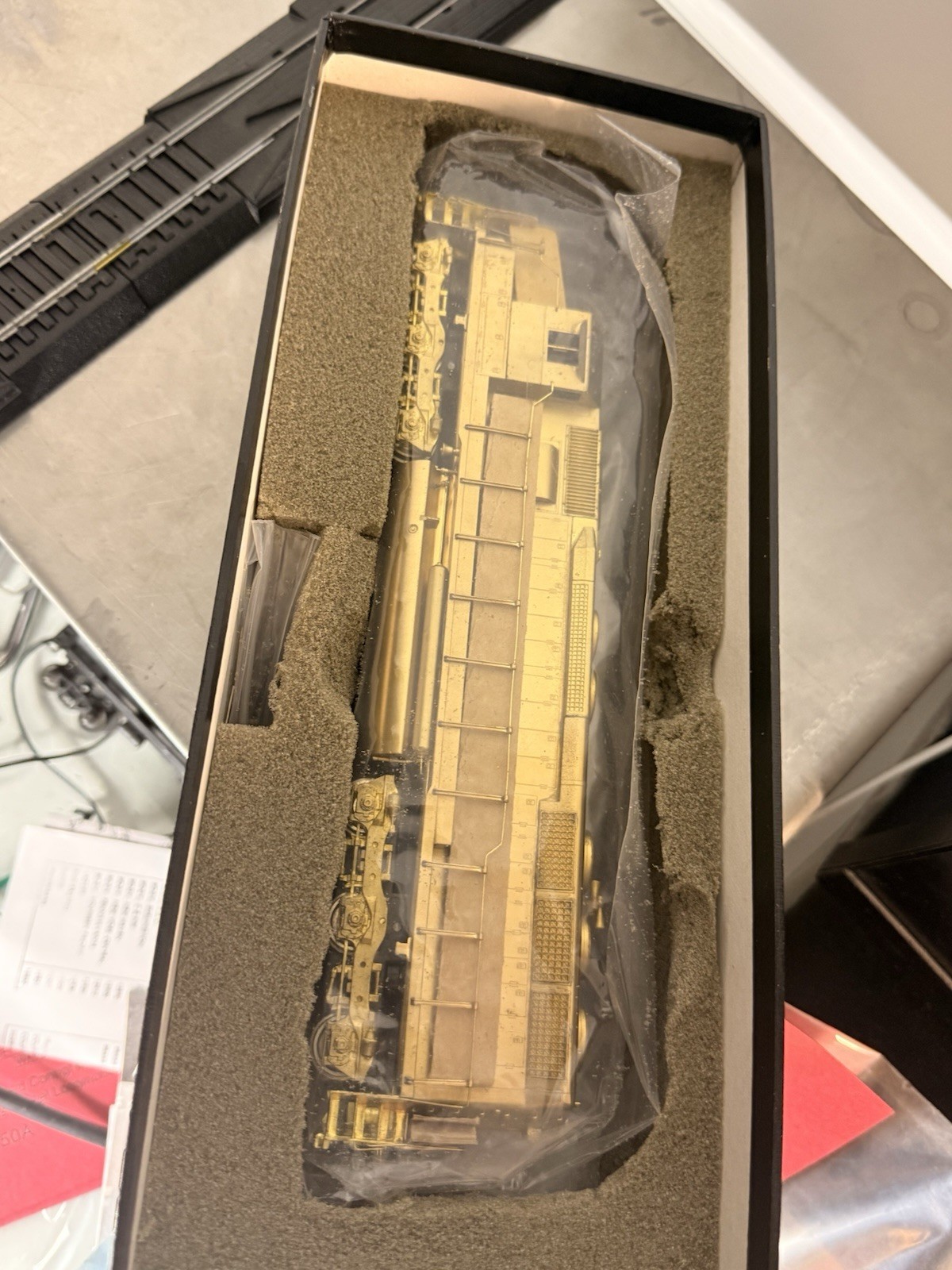 The Train Shop HO Brass SD-45 STD. Diesel Locomotive – Unpainted, Tested & NOS!