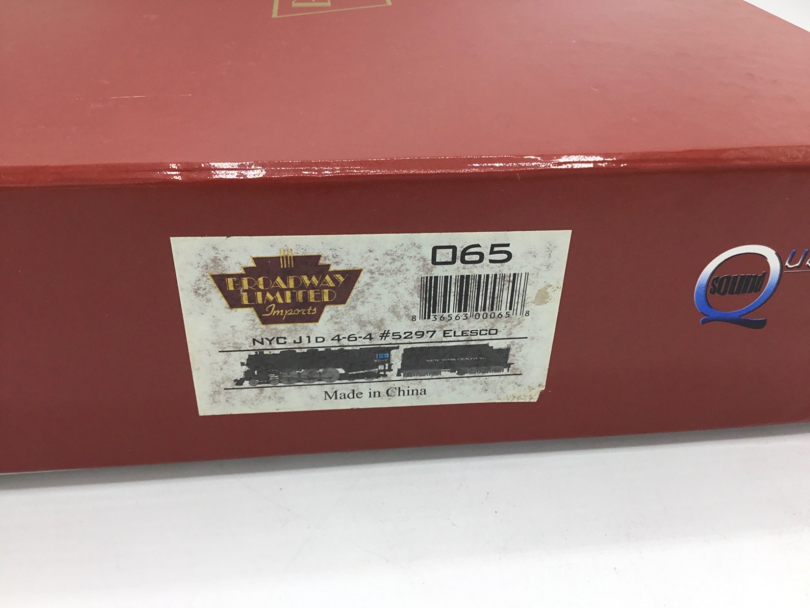 New York Central J1D 4-6-4 Elesco Steam Locomotive Sound/DC/DCC #5297 HO BL065