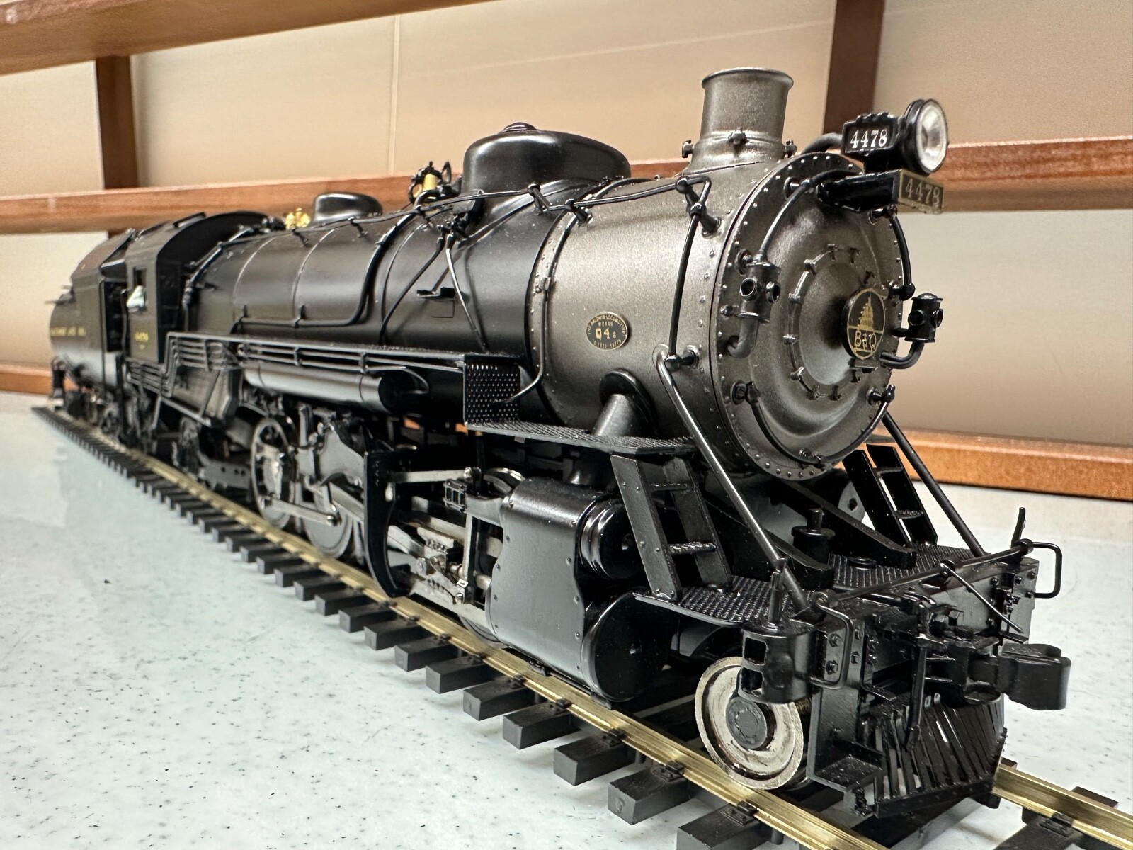 Brass O Sunset 2 Rail Baltimore & Ohio 2-8-2 Class Q-4 Mikako F/P