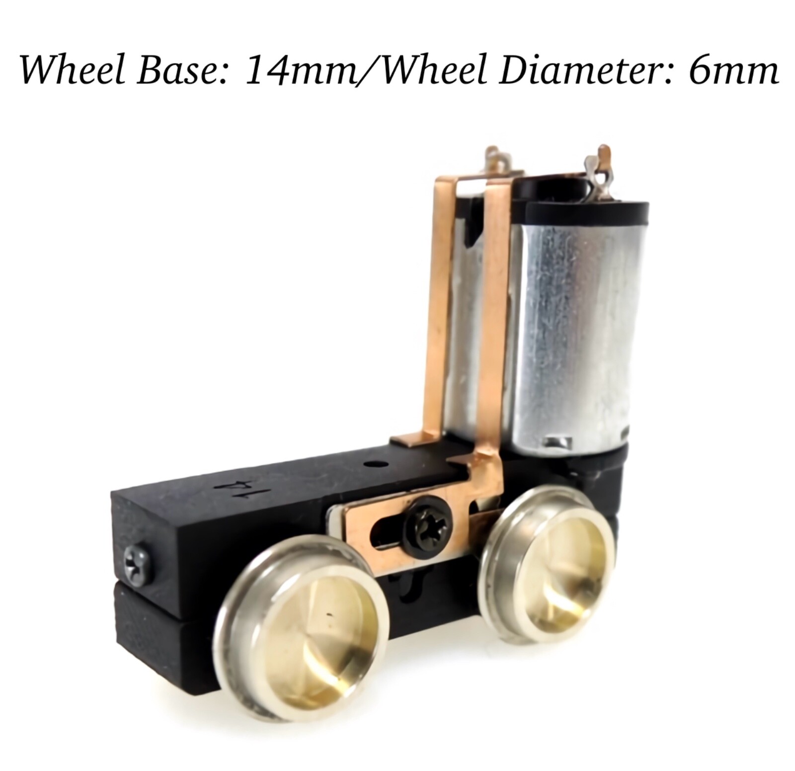 N/HOn30/HOe/J-Narrow/009/On18/O9 Scale/Gauge Power Drive Unit Wheel 14mm/6mm H0e