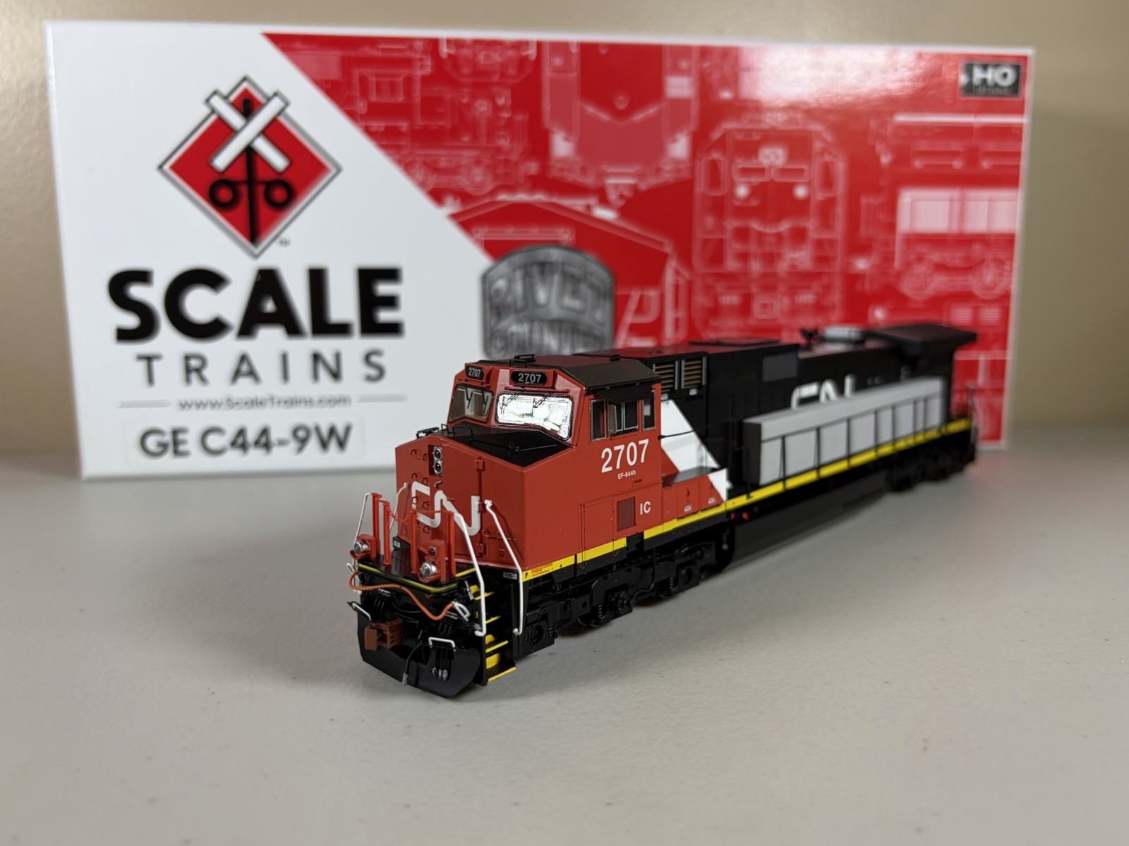 HO ScaleTrains DCC Sound Canadian National(IC) C44-9w #2707