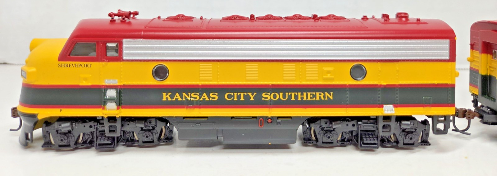Athearn HO Kansas City Southern F7A-F7B Diesel Locomotive Set #80204