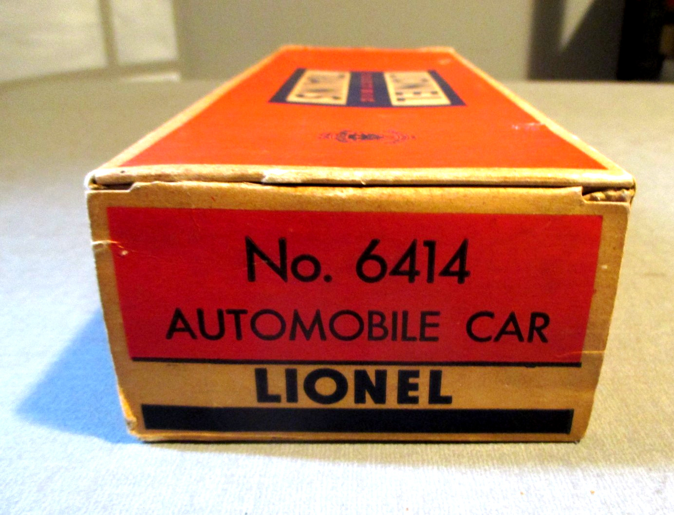 1950’S LIONEL TRAIN NO.6414- AUTOMOBILE CAR-AUTO LOADER- W RARE BOX-EXC- VINTAGE