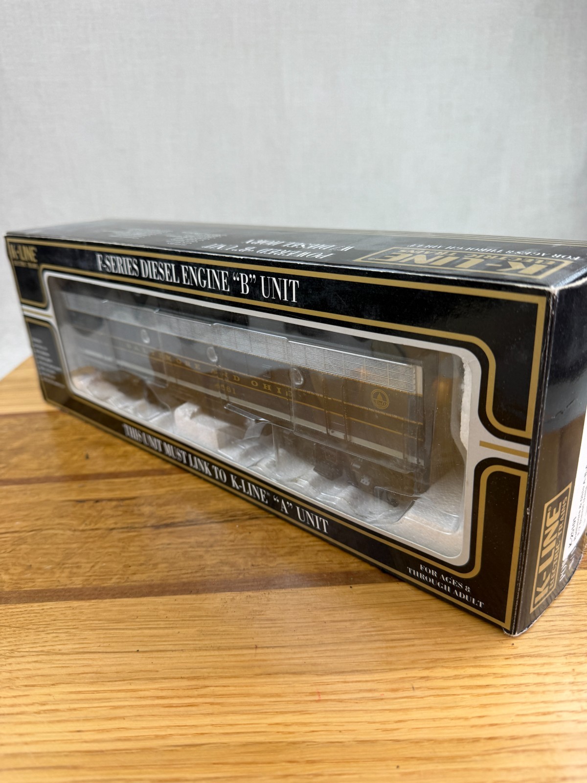 K-LINE B&O O Scale F7 A+B Powered Unit Diesel Locomotive Engine DL K25102 -4560