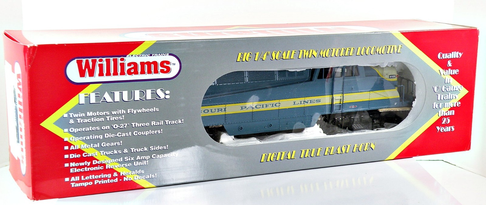 Williams BL2-311 Missouri Pacific MP BL-2 Diesel w/True Blast II Horn