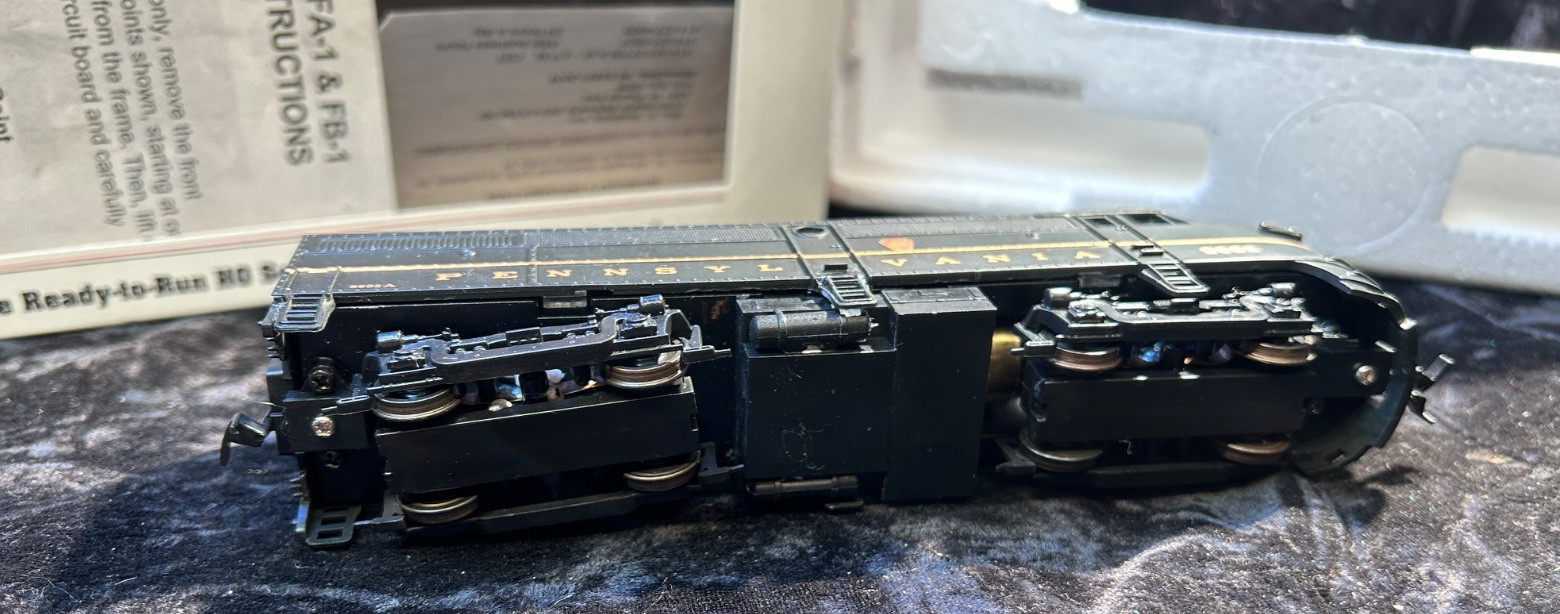 HO Scale ALCO FA 1 Pennsylvania Locomotive #9602 Flywheel (8WD) Drive L2-6, b2