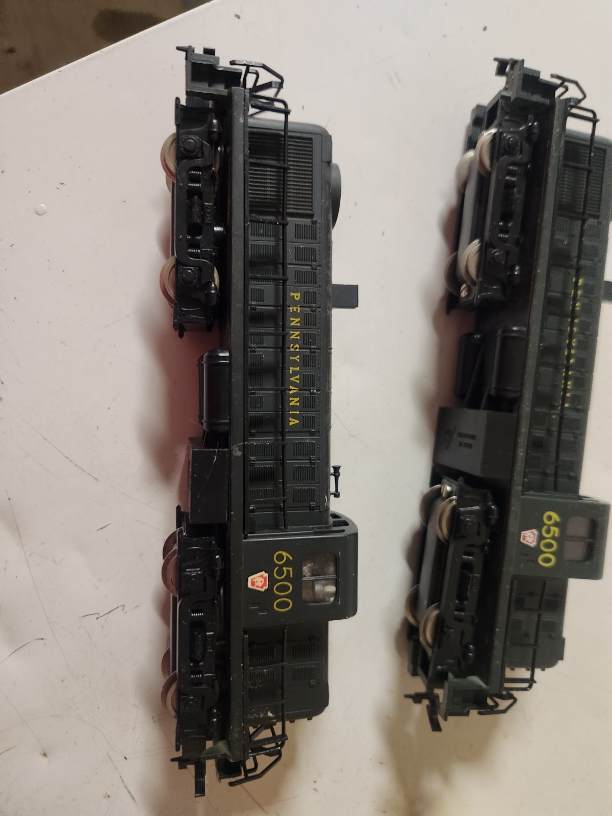 AHM Brand Pennsylvania RR Loco 6500 & Dummy Car CHECK VIDEO