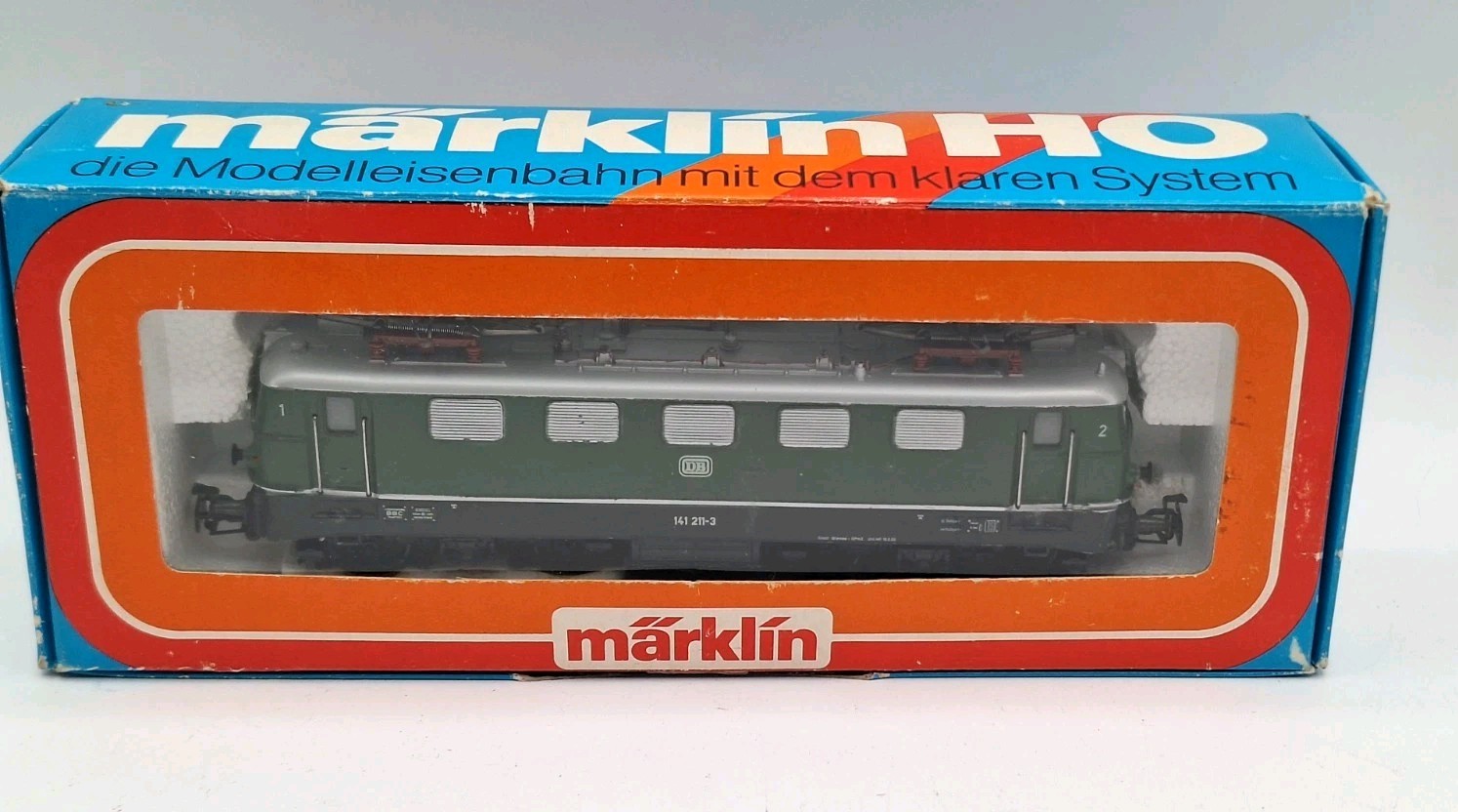 Marklin 3037 HO Scale AC, DB Electric Locomotive 141 211-3 Tested like just Made