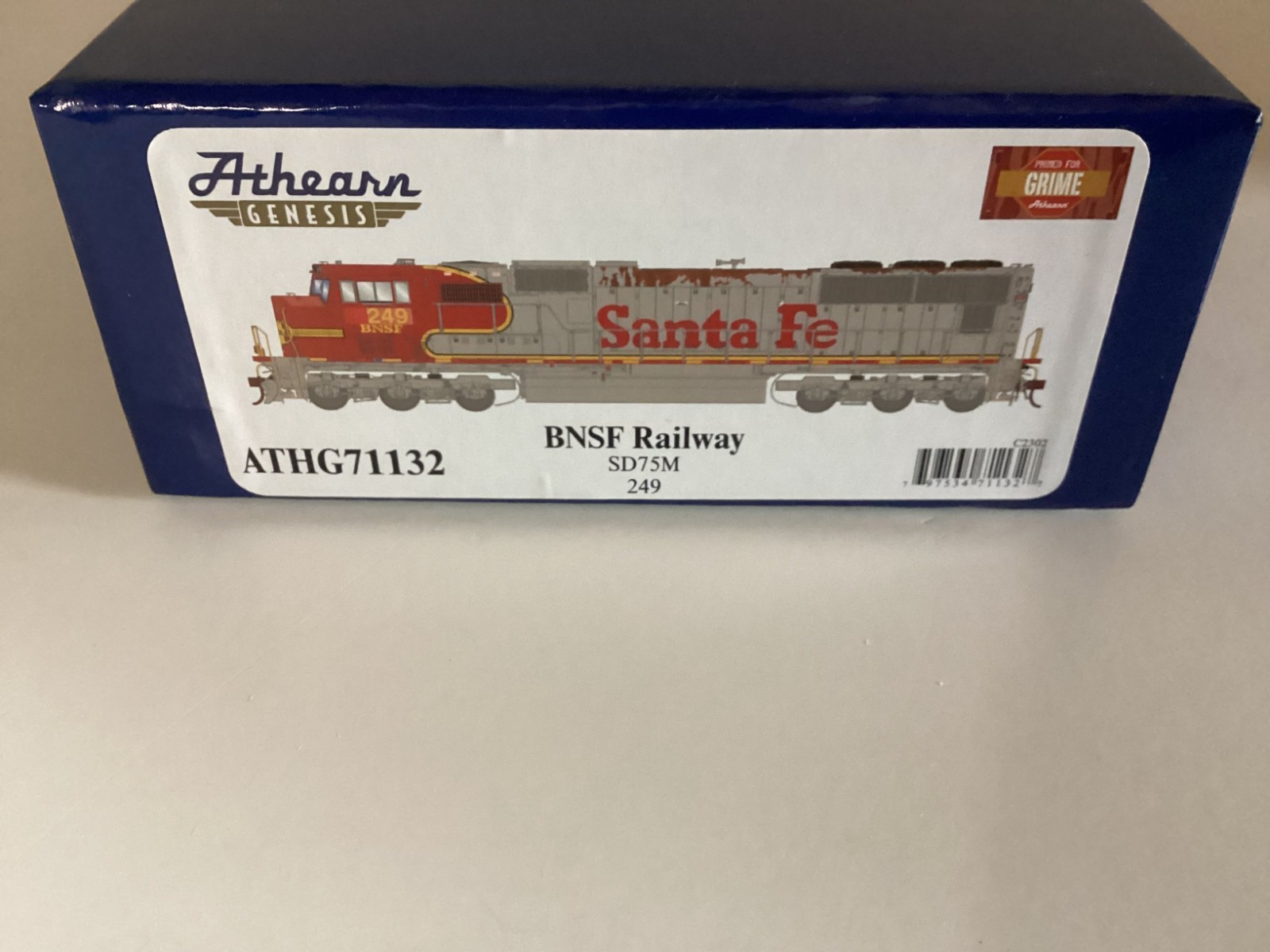 Athearn Genesis #G71132 HO scale “Santa Fe” SD75M DCC ready Rd. #249