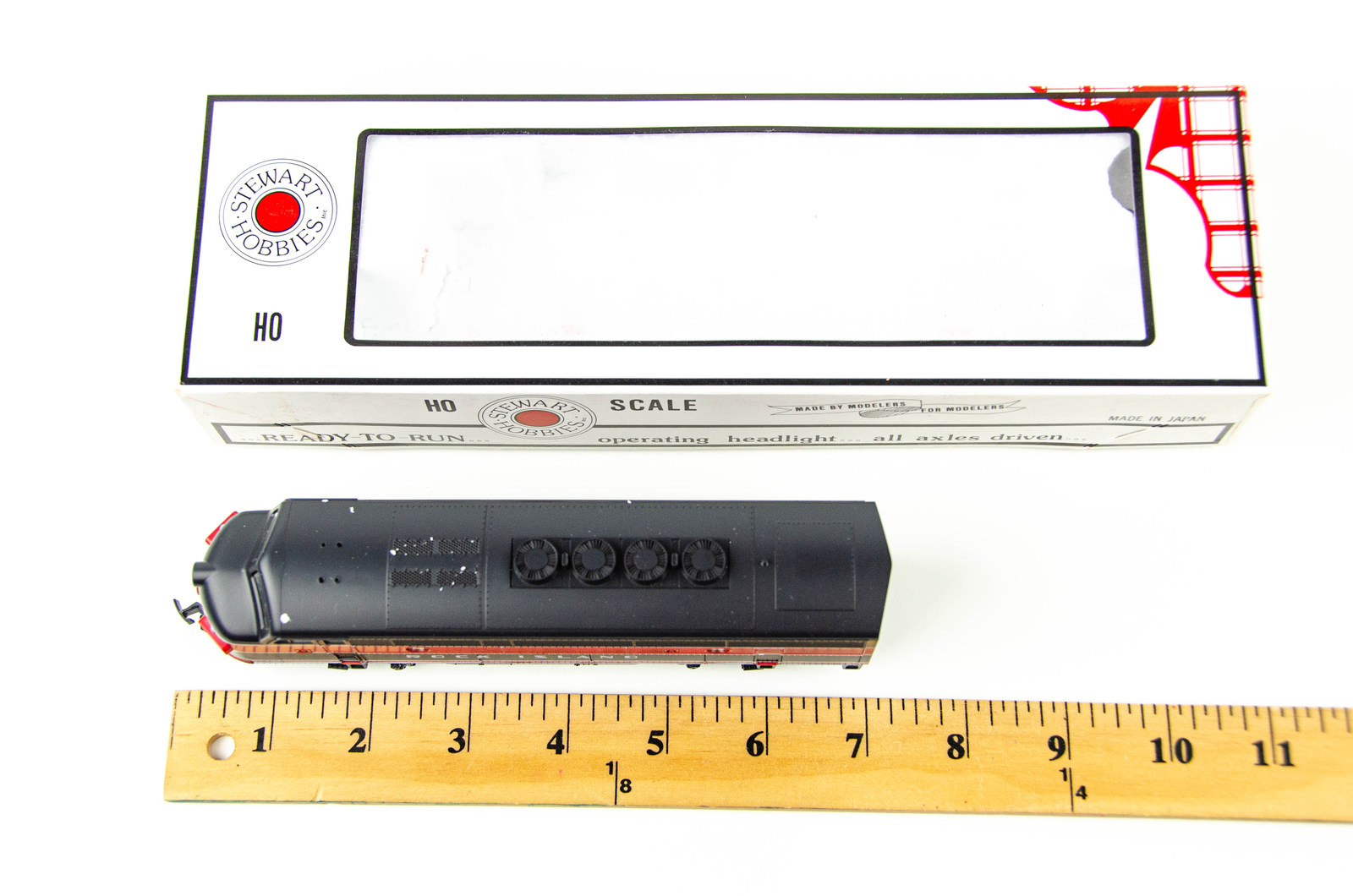 Stewart Hobbies HO F3A Phase II Powered High Fans Rock Island Locomotive