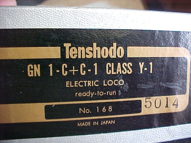 Tenshodo PFM Brass GN 1-C+C-1 Class Y-1 Electric Locomotive – HO scale JAPAN