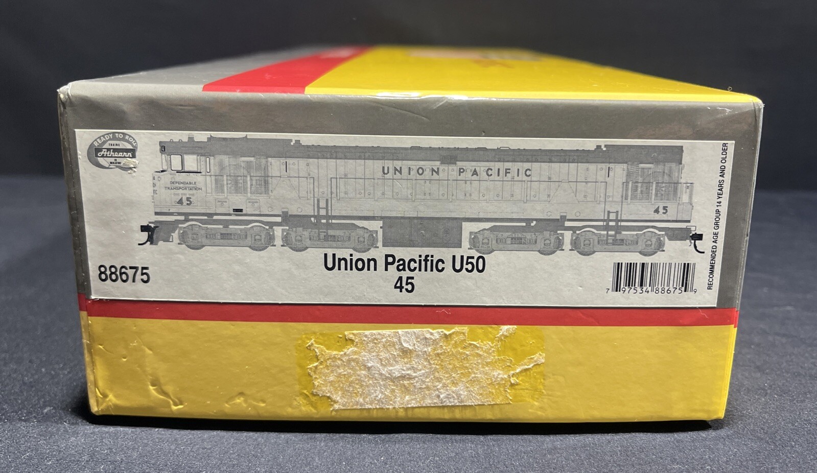 HO Scale Athearn 88675 UP Union Pacific U50 Diesel Locomotive #45