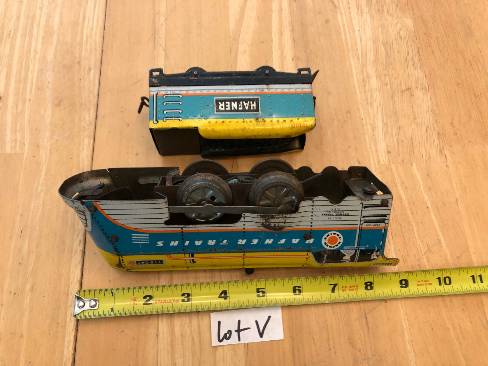 Hafner O Train CLOCKWORK 115041 Locomotive Engine & 78100 Tender RUNS – Lot V