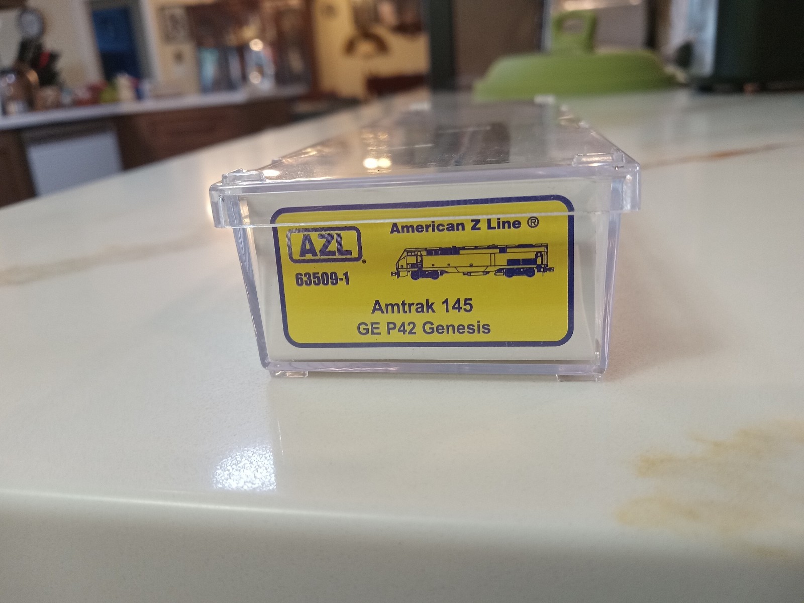AZL Amtrak GE P42 locomotive 63509-1, Digitrax DCC installed, works great!