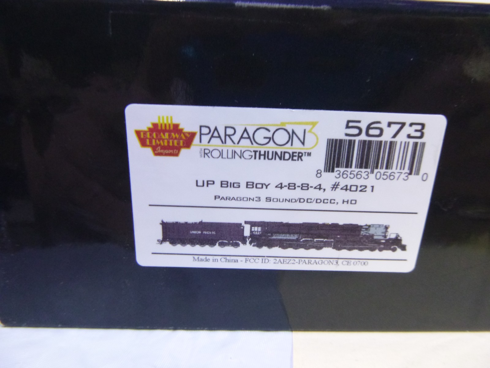 HO-Broadway Limited Imports UNION PACIFIC-BIG BOY-4-8-8-4- DC-DCC PAR 3-SMOKE