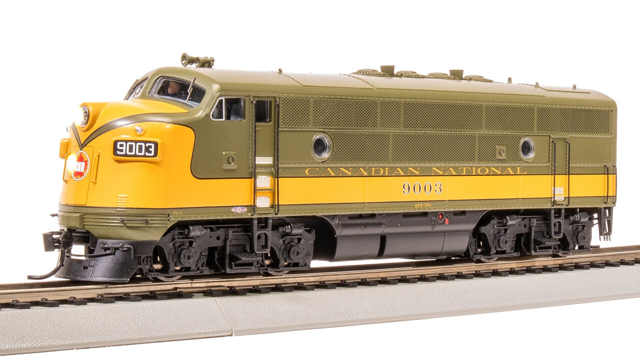 Broadway Limited 8169 HO CN EMD F3A Olive Green & Imitation Gold #9005