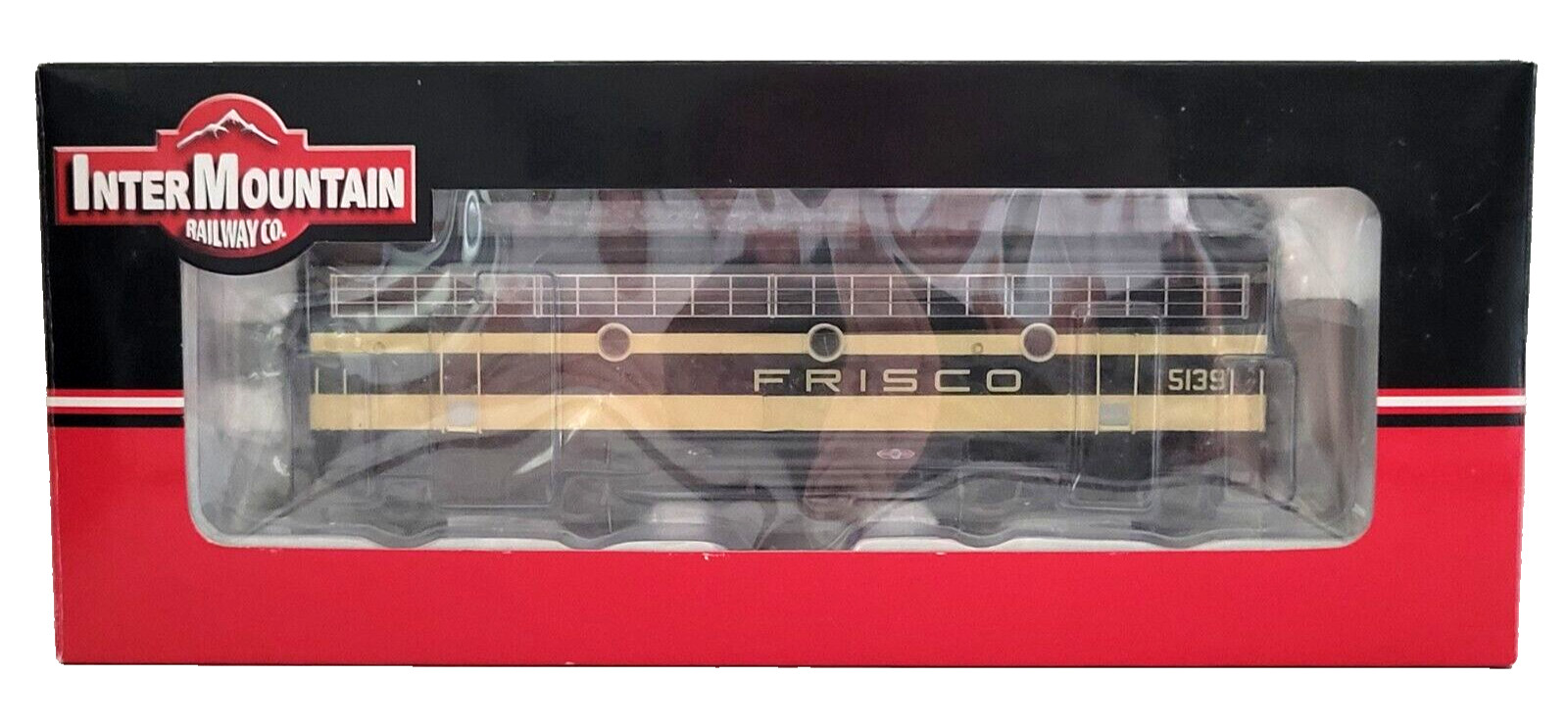 Intermountain 49545S-04 HO Scale F7B Frisco #5139 DC Sound New Tested