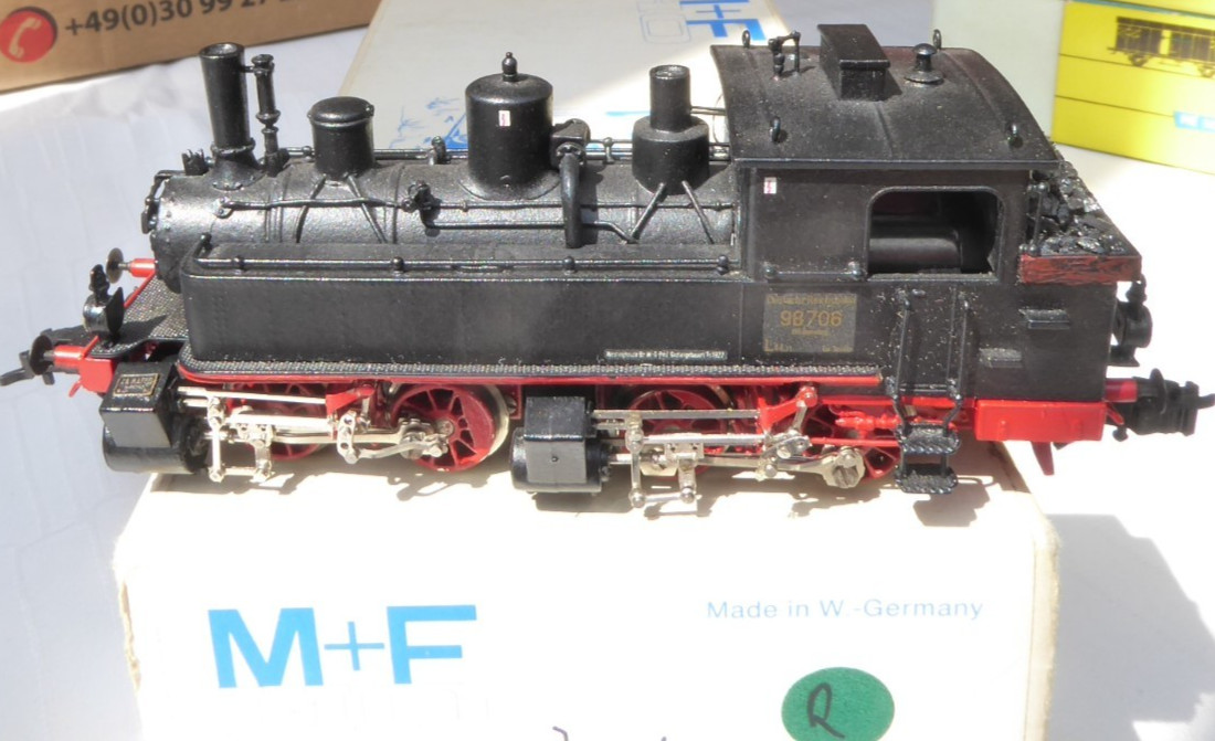 M+F H0 BR 98 Mallet Steam Locomotive DRG Epoche II 1:87 Analog DC
