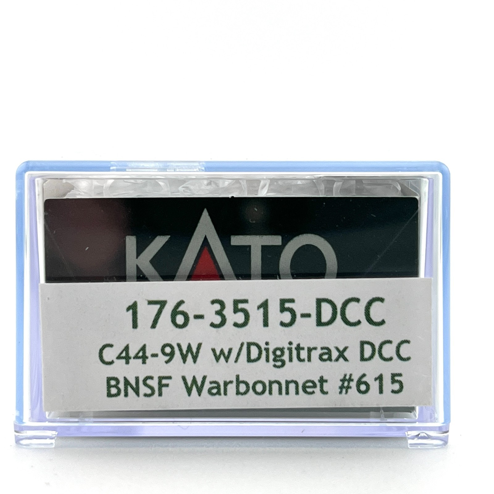 Kato N Scale 176-3515-DCC BNSF Warbonnet C44-9W Locomotive 615 with Digitrax DCC