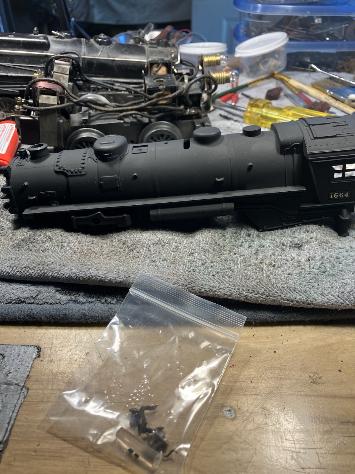 Lionel 1664 Shell Ready For Paint See Description
