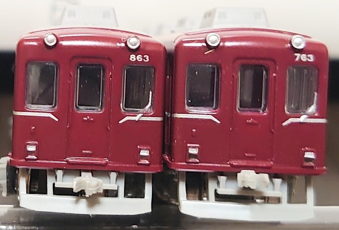 N gauge Railway Collection Iga Railway 860 series 2-car set (maroon red)