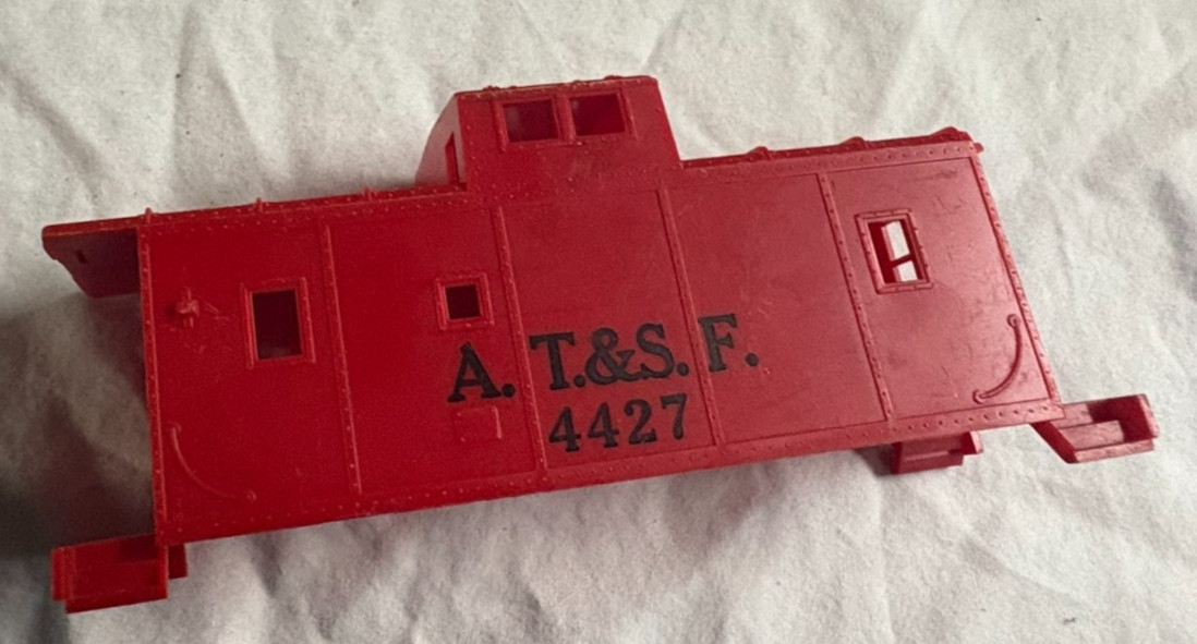 MARX train – #4427 A.T. & S.F. Caboose – O27 gauge CASE ONLY