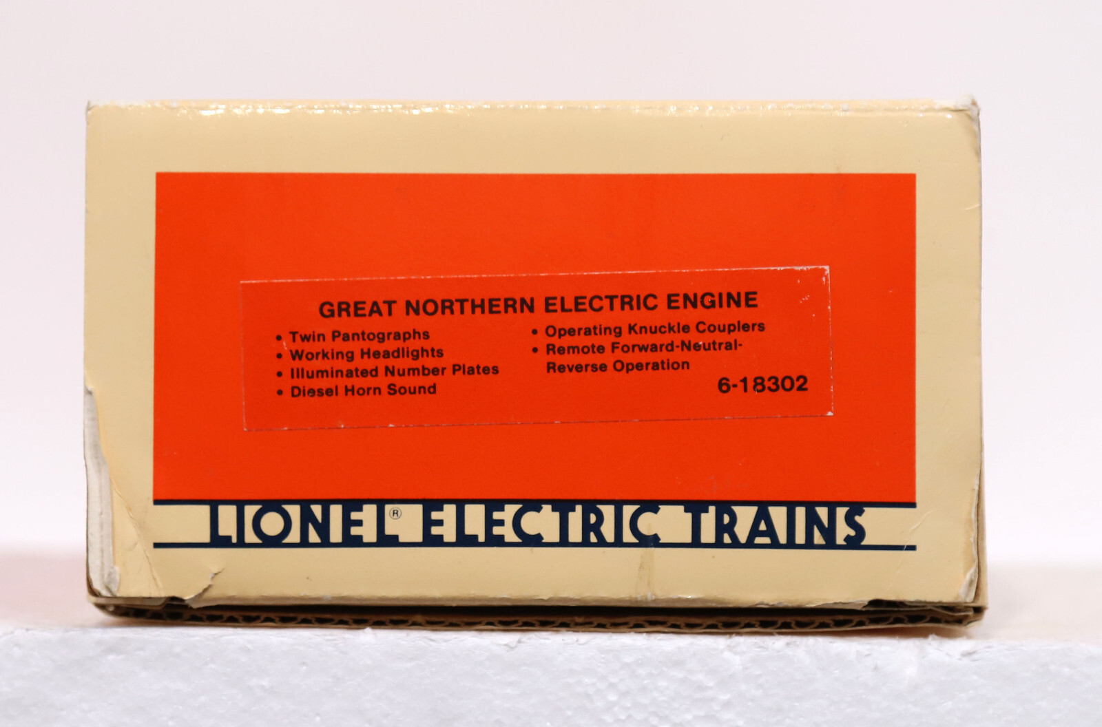 O GA. LIONEL # 6-18302 GREAT NORTHERN EP-5 ELECTRIC LOCOMOTIVE – BOXED
