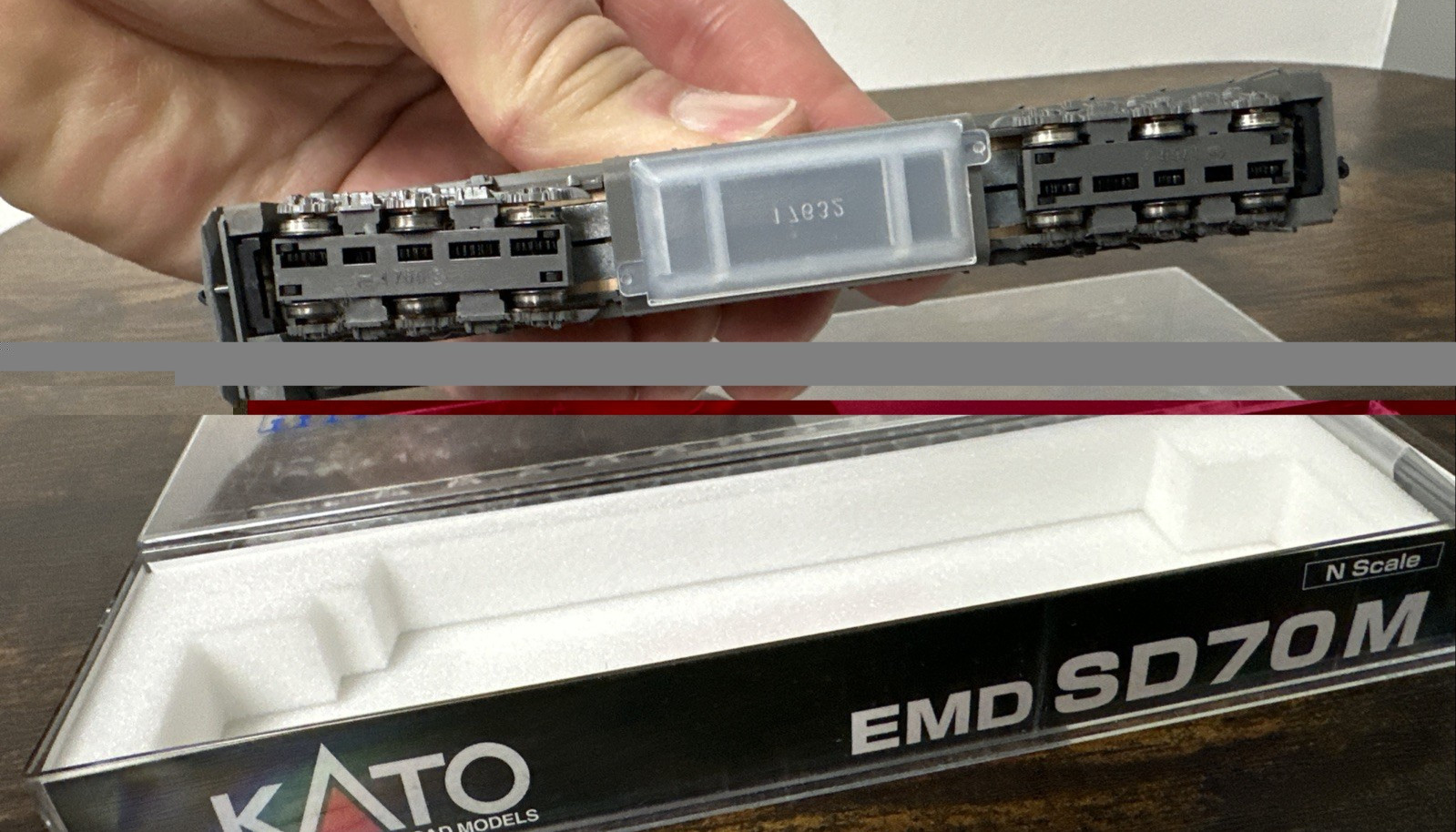 KATO N Scale #176-7504 SD70M Diesel Loco – Union Pacific #3972 w/DCC Needs TLC!