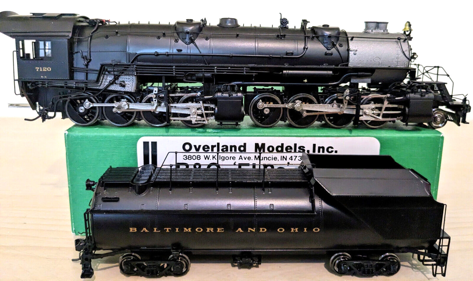 **1 OF ONLY 64! OVERLAND AJIN BRASS B&O EL-3A 2-8-8-0 HO *RUNS G@@D *SUPER NICE!