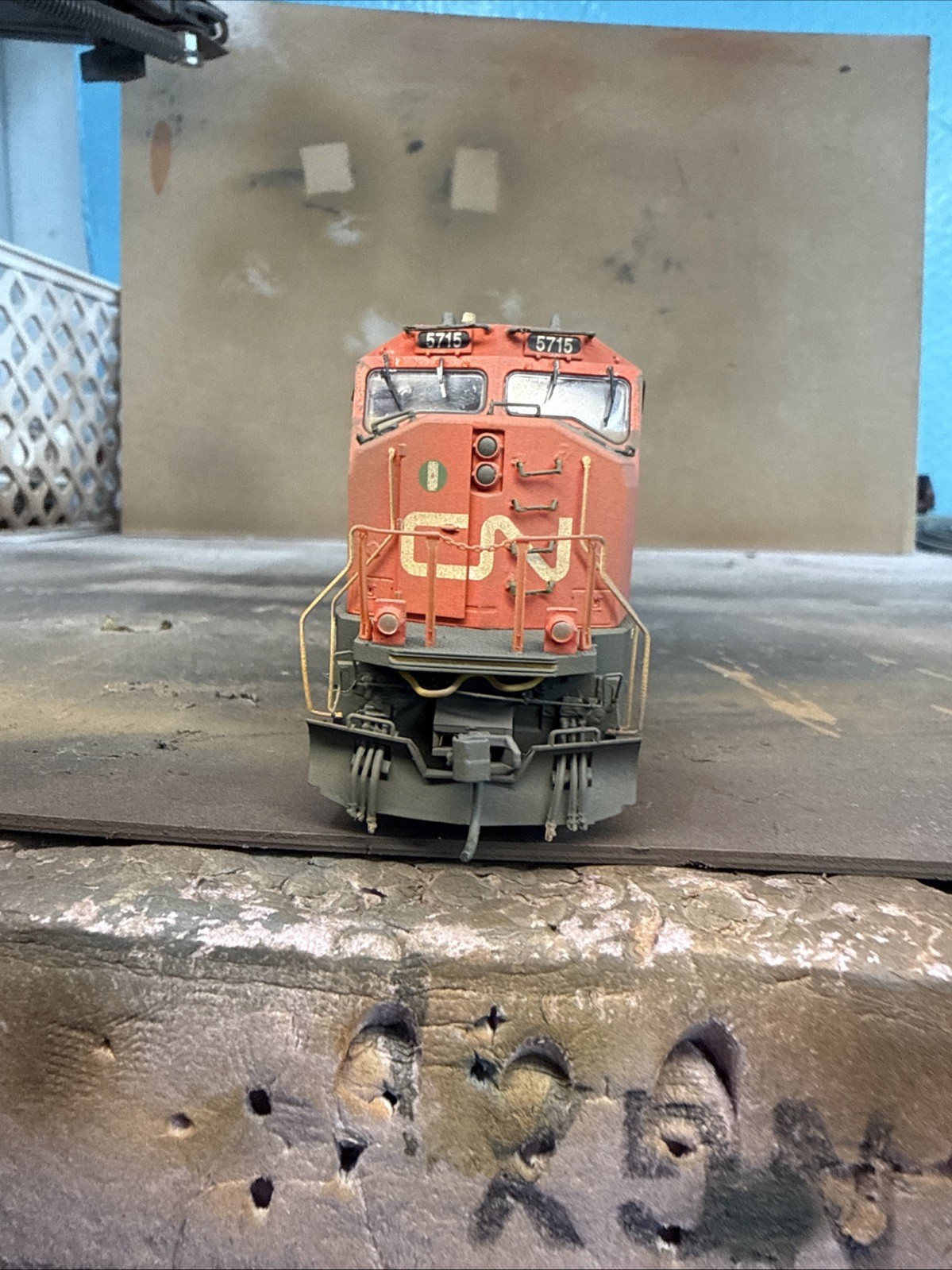 Ho Scale Custom Weathered Walthers CN EMD SD75I DCC Sound With Added Details