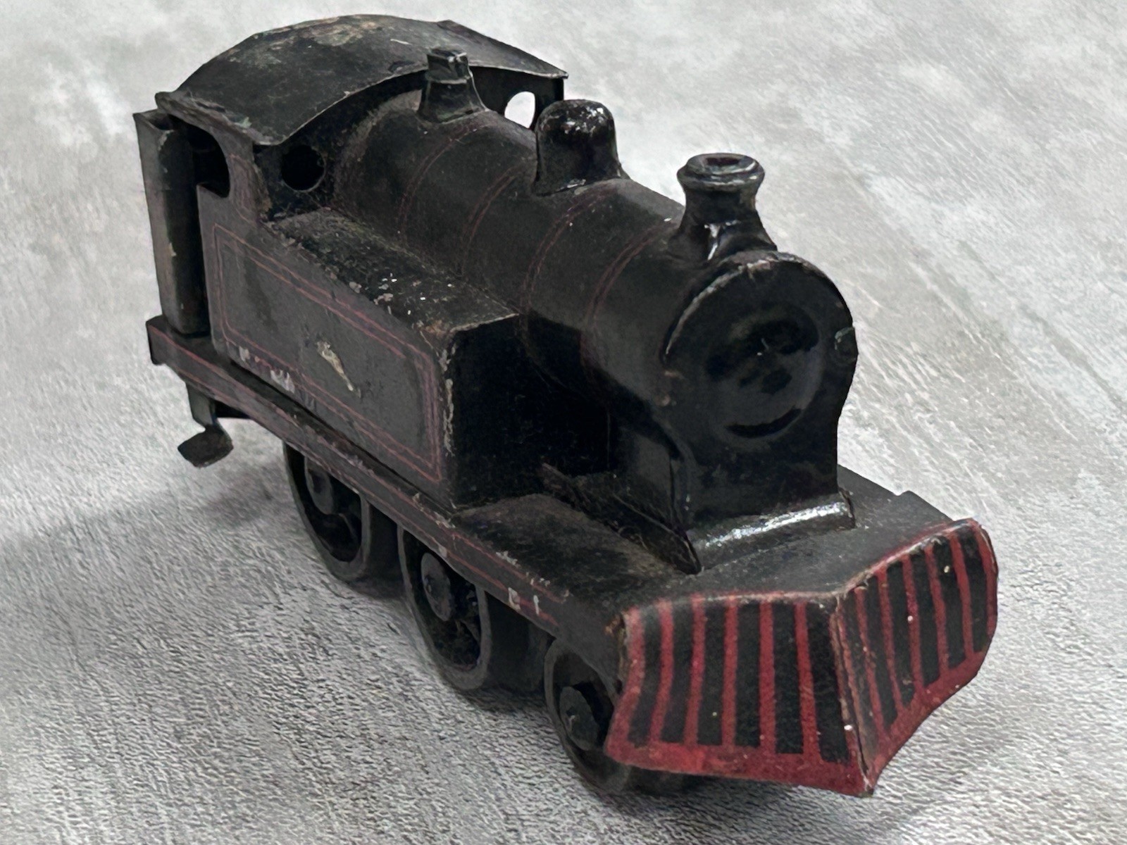 Vintage Bing Railway Clockwork Locomotive Model Toy Train No Key Un-Tested