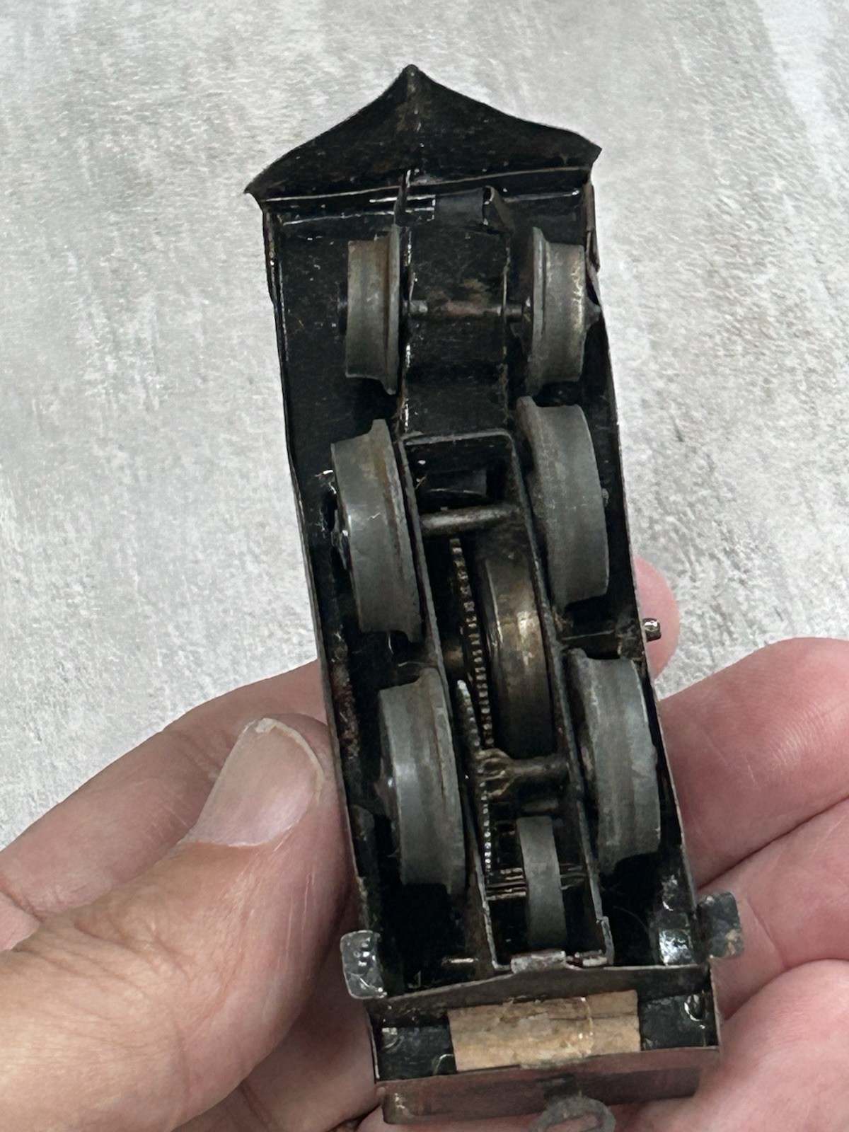 Vintage Bing Railway Clockwork Locomotive Model Toy Train No Key Un-Tested