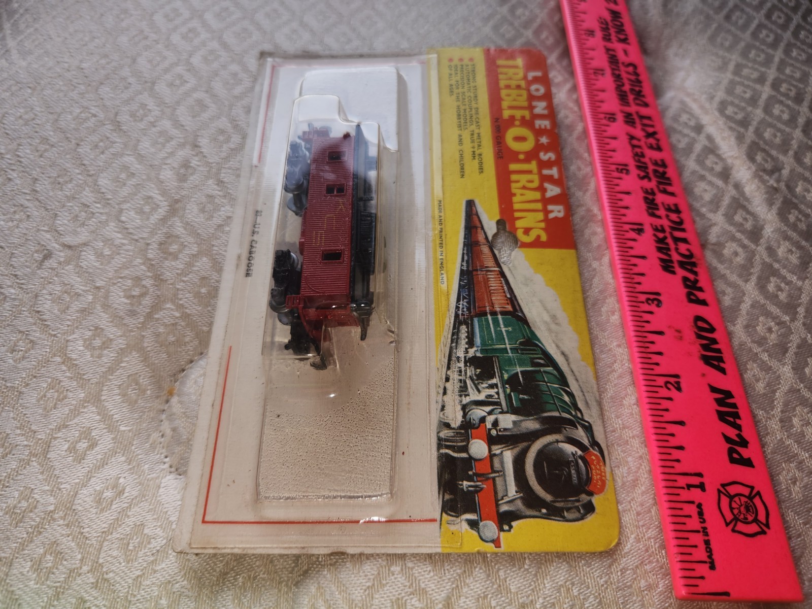 Lone Star Treble-O-Trains 83 U.S. Caboose in Original Packaging