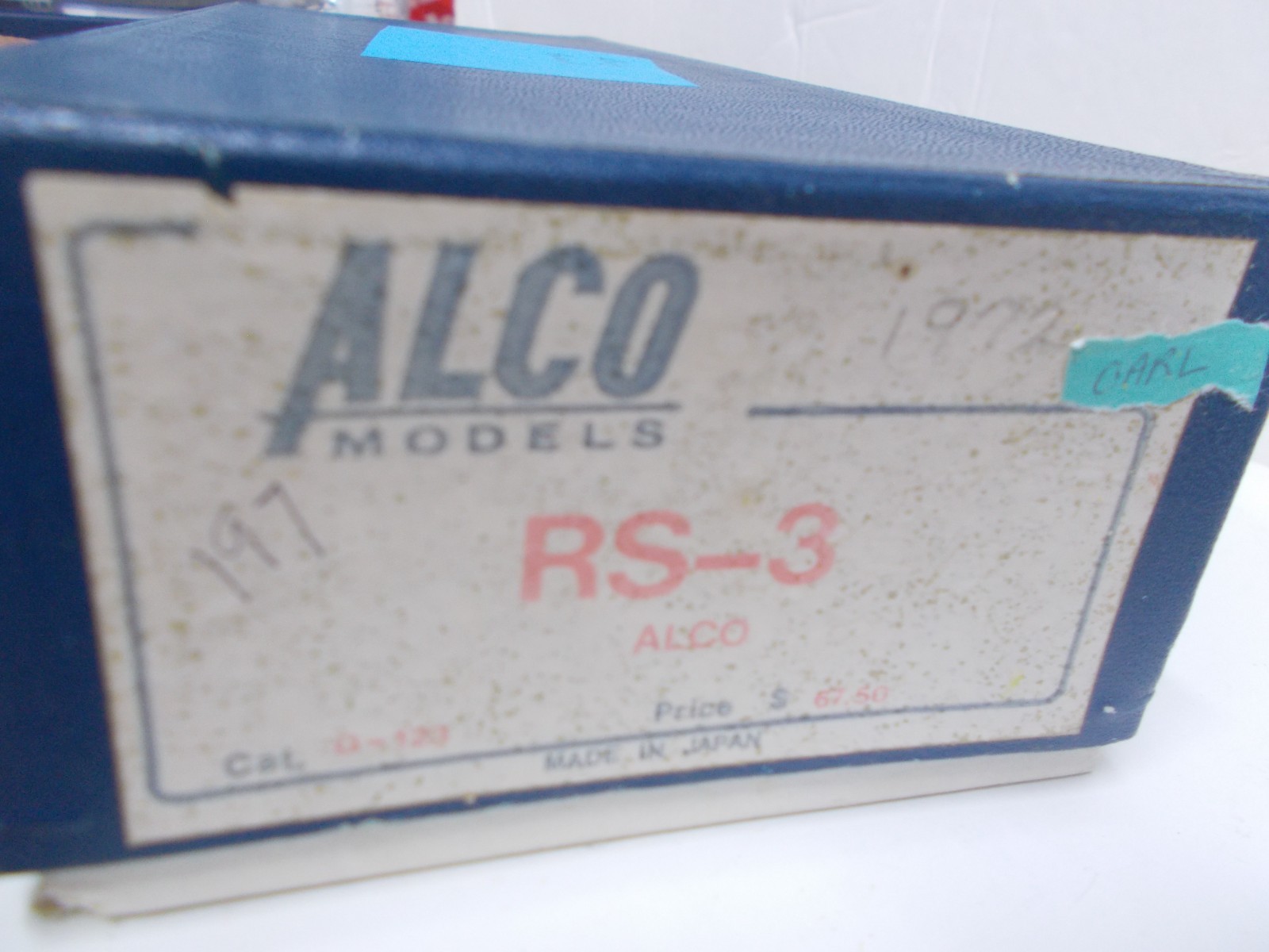 ALCO # D-129 ~BRASS~PENNSYLVANIA RS-3 LOCOMOTIVE # 8617 ~RUNS GOOD~READ~HO SCALE