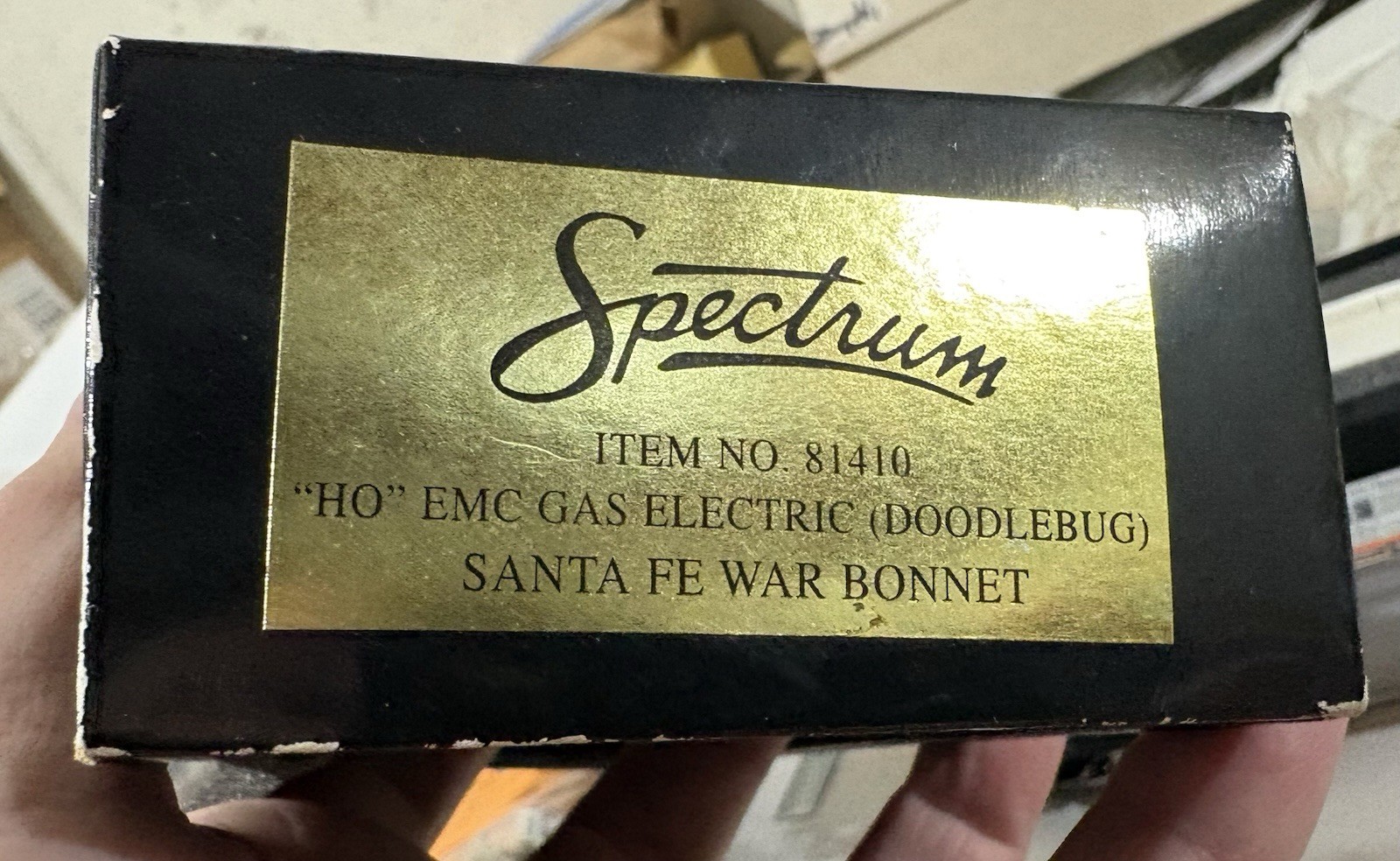 Bachmann Spectrum 81410 HO EMC Gas Electric Doodlebug Santa Fe Warbonnet M189