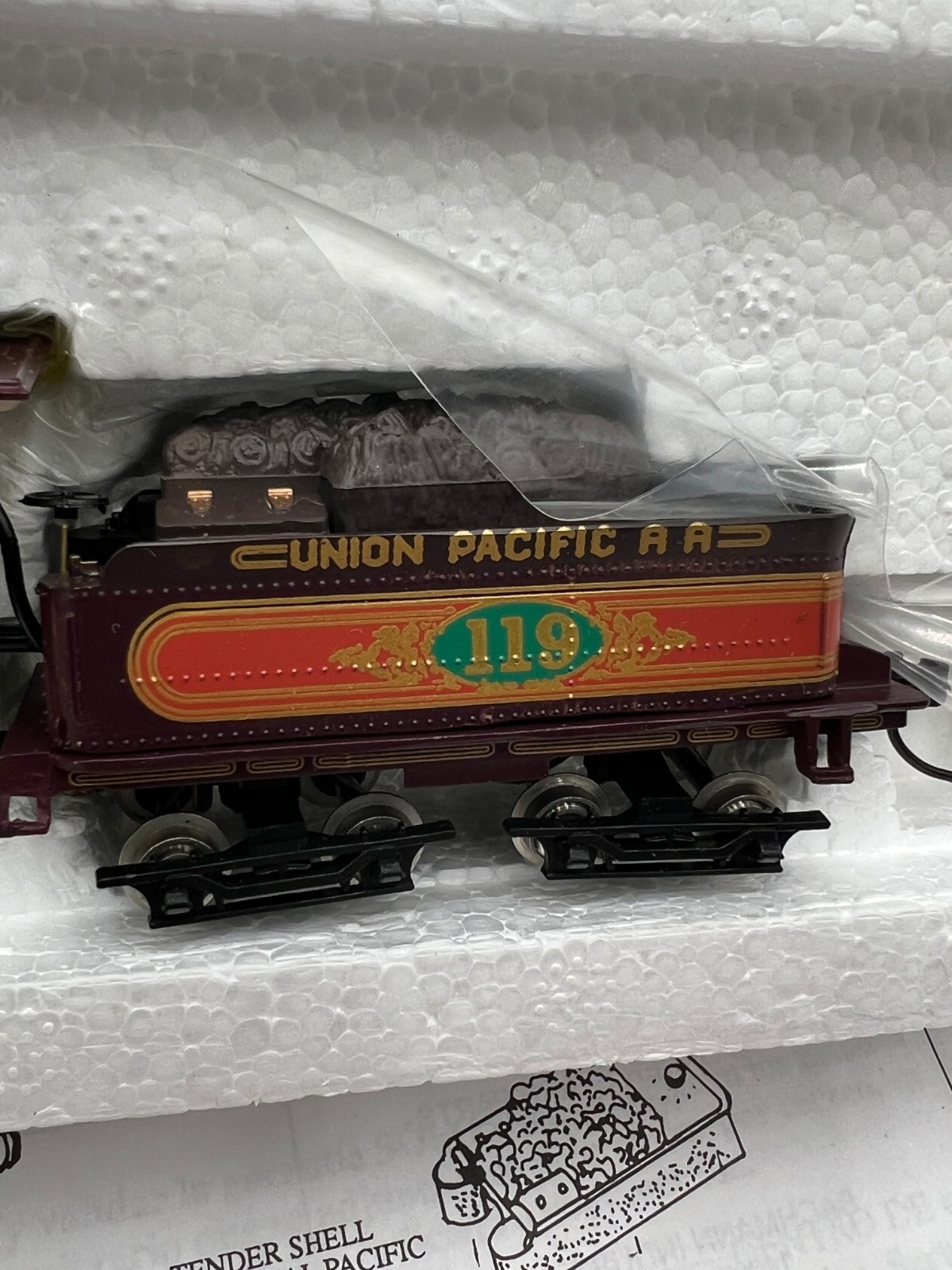 Bachmann HO Union Pacific 4-4-0 American Steam Locomotive & Tender Old West Era