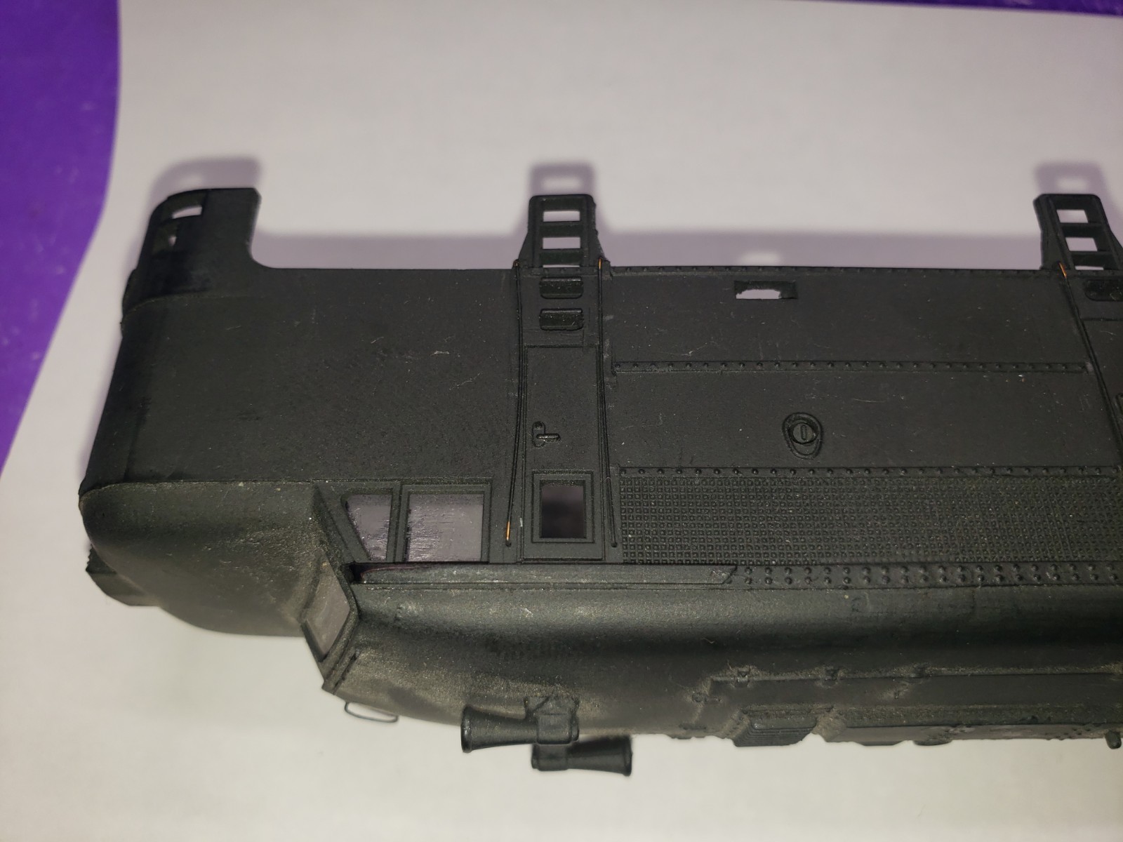 SHELL ONLY HO Scale ROCO Alco FA Diesel Locomotive SHELL ONLY UNDECORATED LENSES