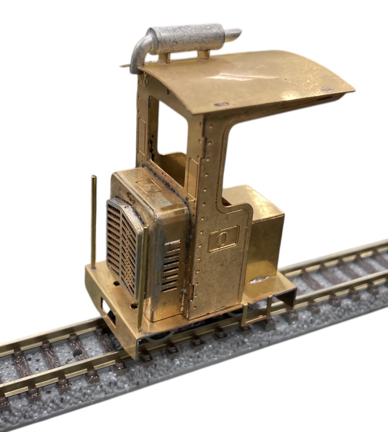 0n18 Scale 2-Axle Rod-Driven Diesel Locomotive Kit Engine Narrow Gauge On18 P.H