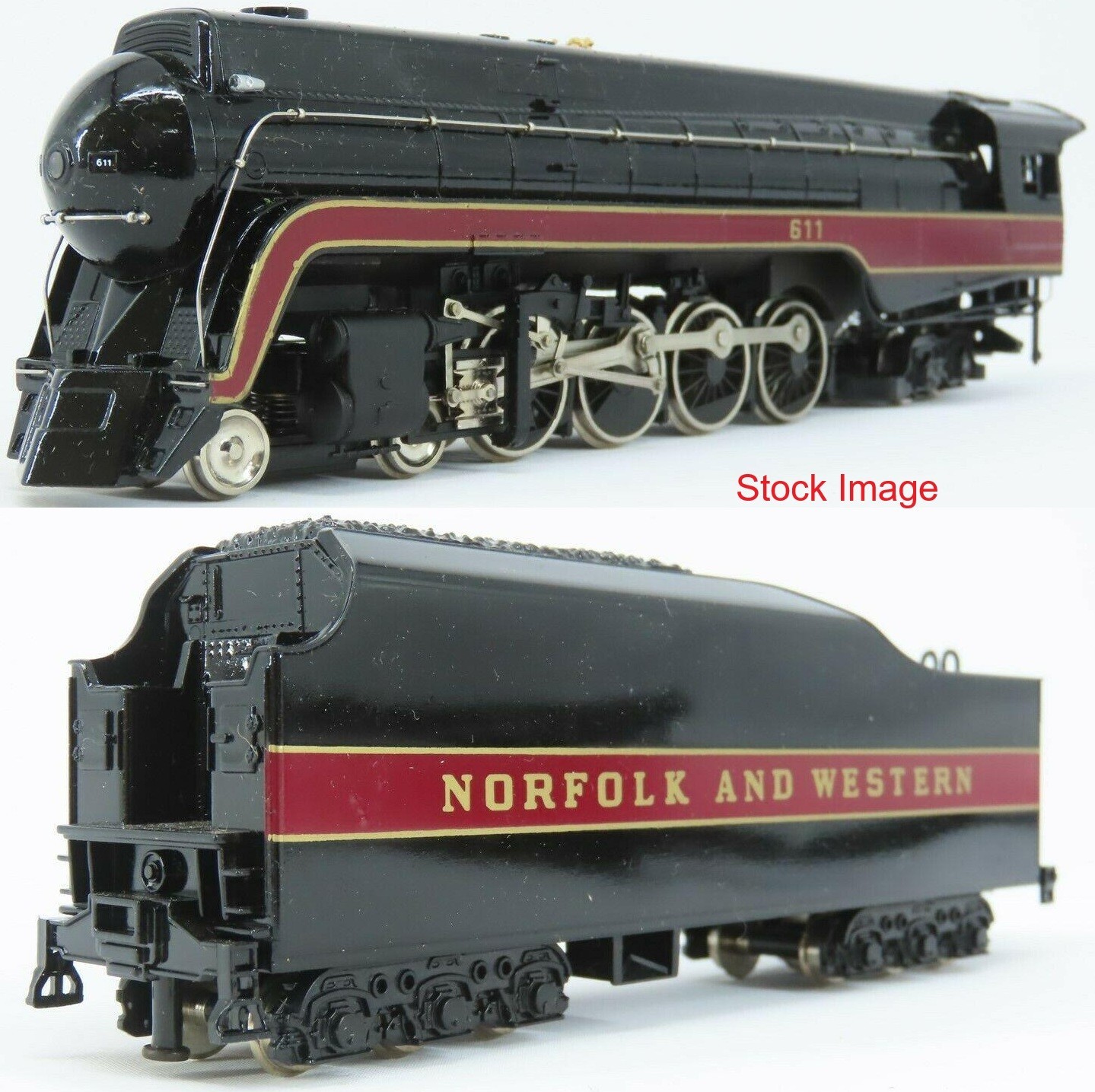 HO 4-8-4 Class J w/ Tender NW Norfolk & Western “Spirit of Roanoke” NOS #0657-A4
