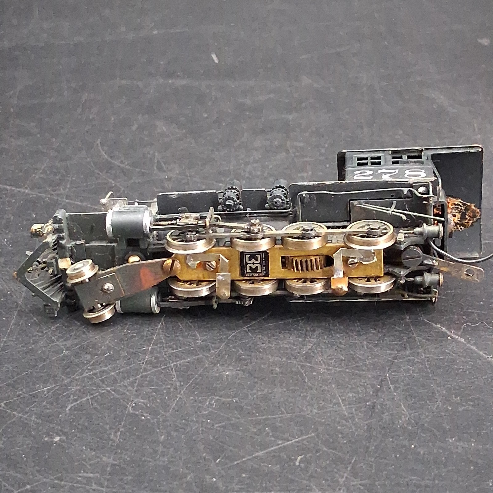 Westside Model Co HOn3 Brass 2-8-0 Class C-16 D&RGW #278 Custom Painted
