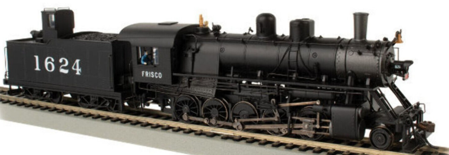 BACHMANN 85403 HO Scale Frisco #1624 w Doghouse 2-10-0 Decapod DCC WowSound