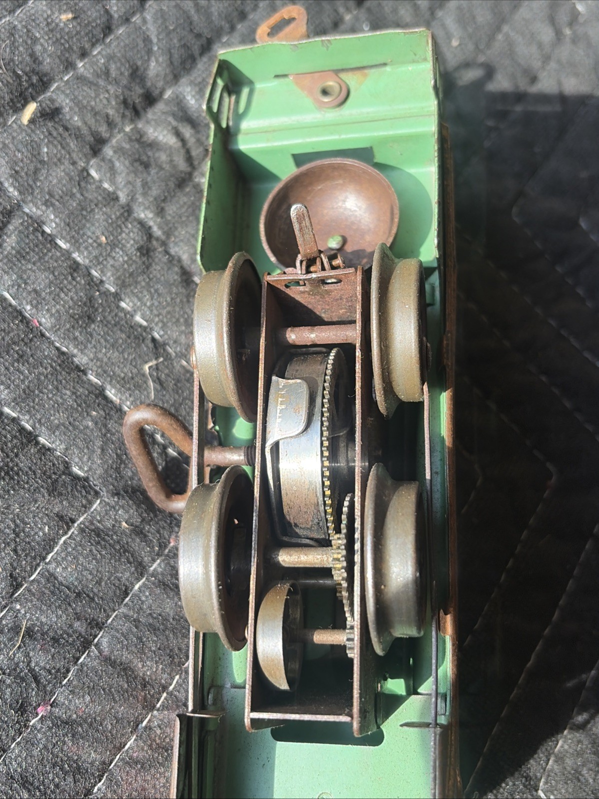 Vintage Hafner 1010 Windup Wind Up Train Locomotive With KEY – WORKS!