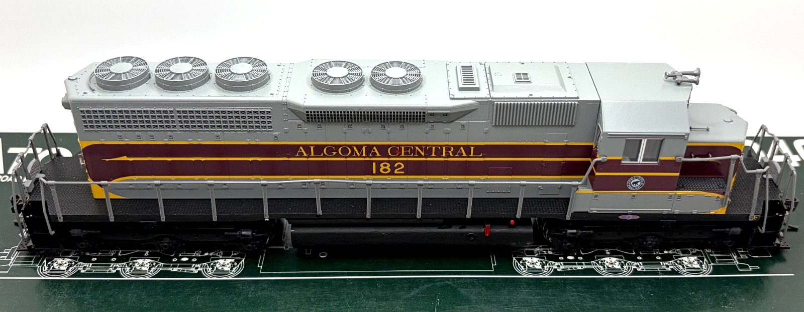 HO KATO 37-6322 EMD SD40 ALGOMA CENTRAL # 182 DCC SOUND INSTALLED SOUDTRAXX