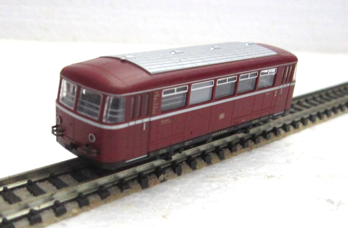 FLEISCHMANN 7400 7401K N DB VT95 DIESEL RAIL BUS & PASSENGER CAR SET OVP TESTED