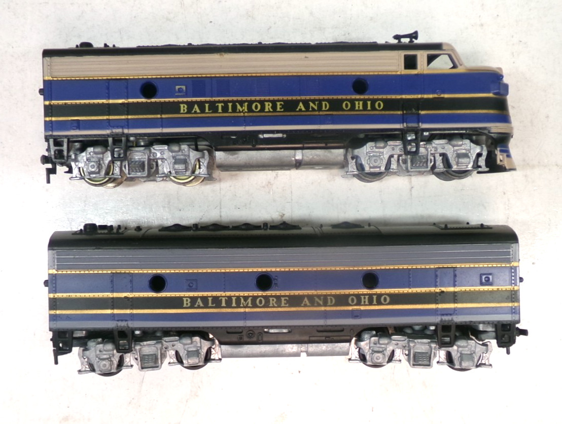 HO Athearn Baltimore & Ohio F7 train set in original box (lot 5218)