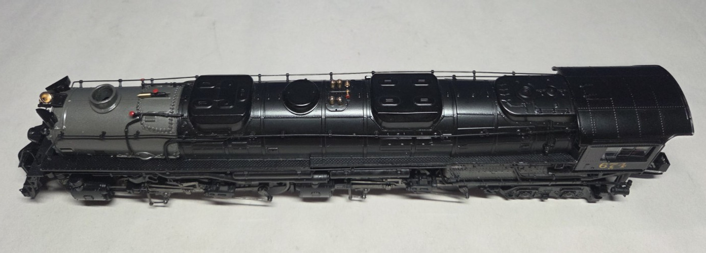 MTH HO Scale 4‑6‑6‑4 Challenger Clinchfield #674 – 80‑3204‑1